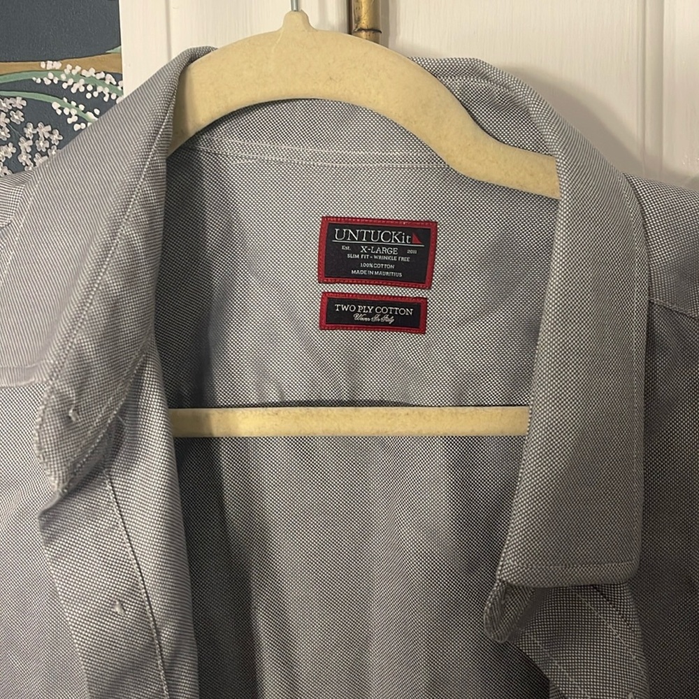 Untuckit two ply cotton XL slim fit